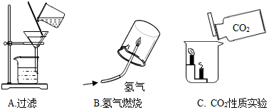 b实验:点燃氢气之前必须先______.